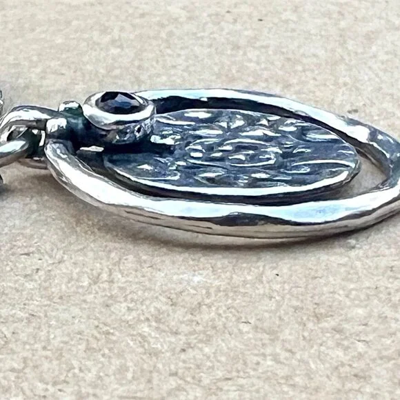 Sundance NEW $188 Sterling Silver Israel Pendant 16-1/2" Chain Pendant Necklace - Picture 11 of 12